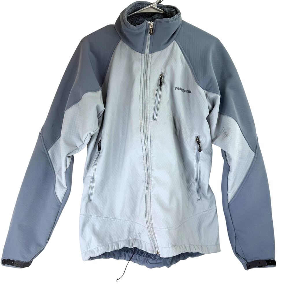 Patagonia Men's Blue Softshell Fleece Lined Jacket Size Medium
